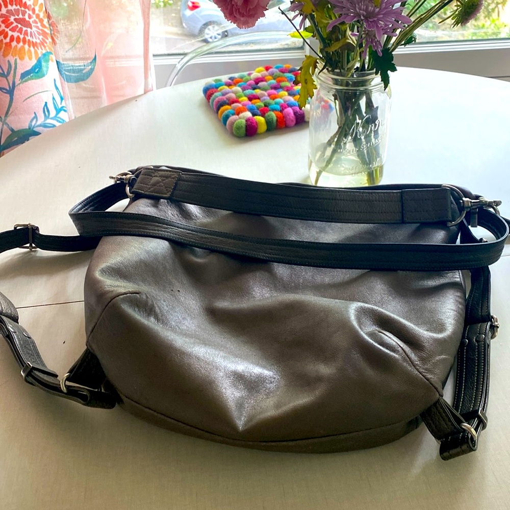 Rough & Tumble leather hobo bag
